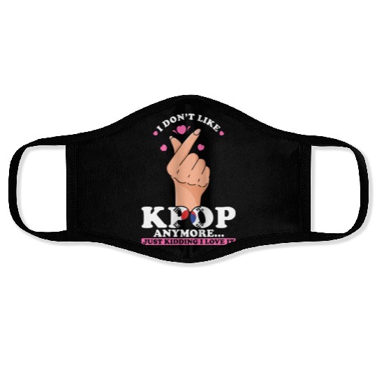 K-Pop I love Kpop Face Masks