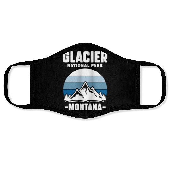 Glacier National Park Montana Face Masks