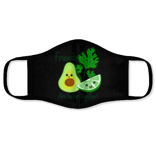 Friends Are Better Together Face Masks