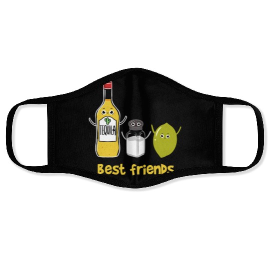 Tequila Best friends for Tequila Lover Face Masks