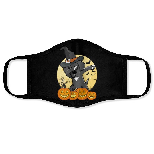 Dabbing Great Dane Halloween Face Masks