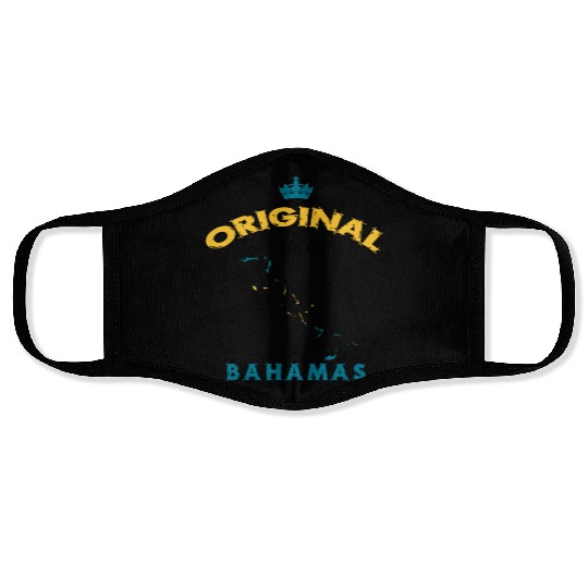 Bahamas original 100% flags design Face Masks