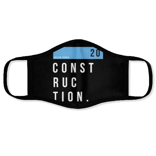 Construction 20R Trades Face Masks