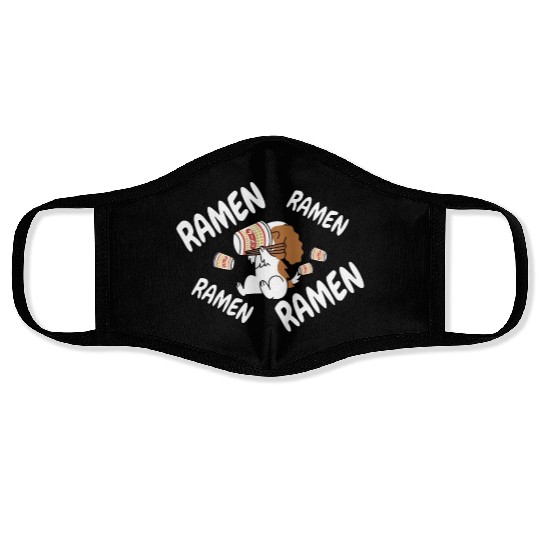 Cavalier King Charles Spaniel Instant Ramen Face Masks