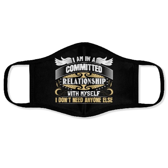 Single Independent Party Gift Idea Face Masks