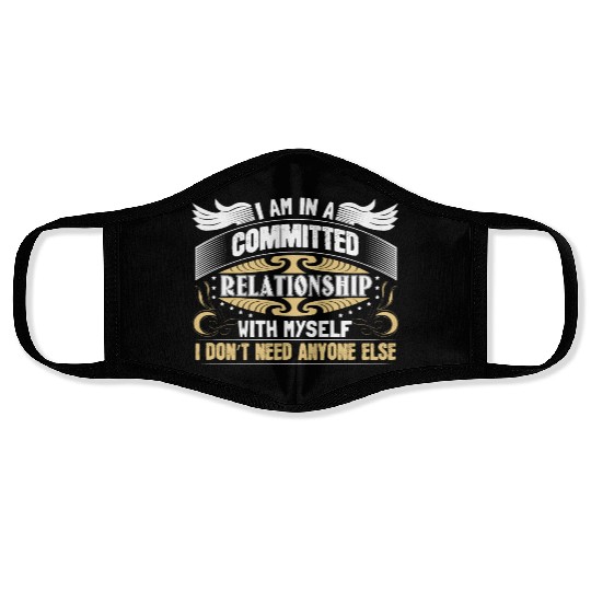 Single Independent Party Gift Idea Face Masks