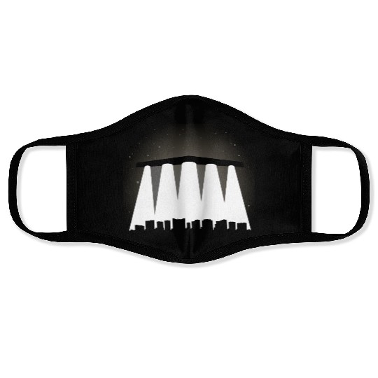 Black Triangle, Phoenix Lights Face Masks