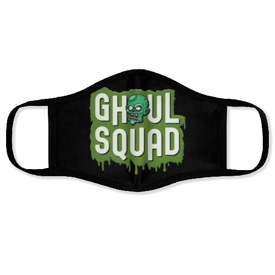 Ghoul Squad Creepy Scary Zombie Cute Halloween Face Masks