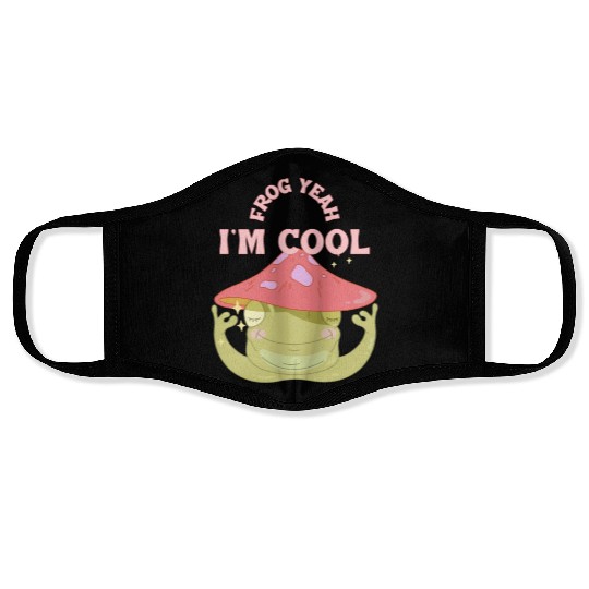 FROG YEAH Funny Cute Frog Face Masks