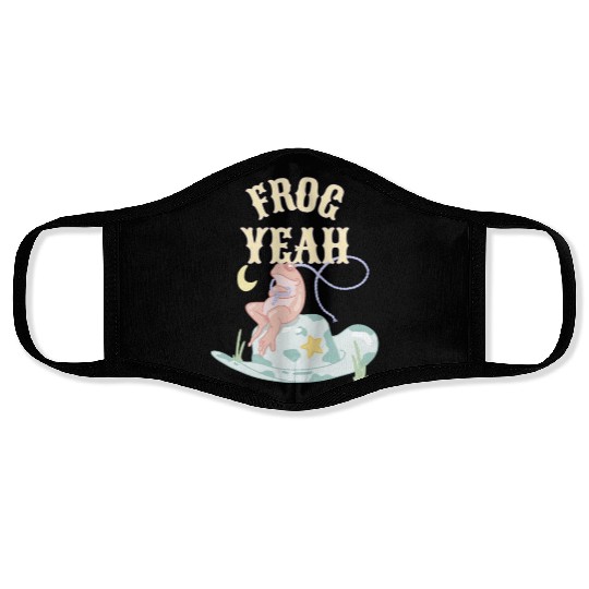 FROG YEAH Funny Cute Frog Face Masks