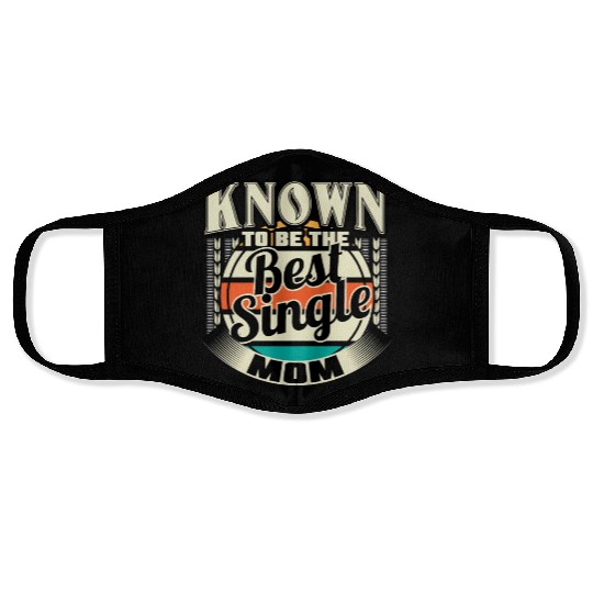 Single Mom Mom Son Gift Idea Face Masks