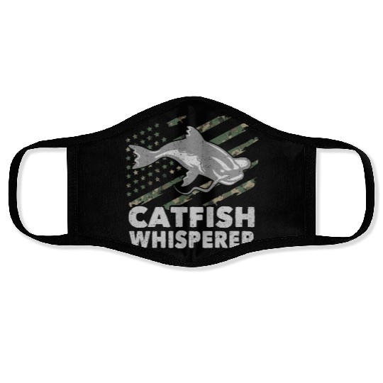 Catfish Whisperer - Wels Catfish Hunter Face Masks