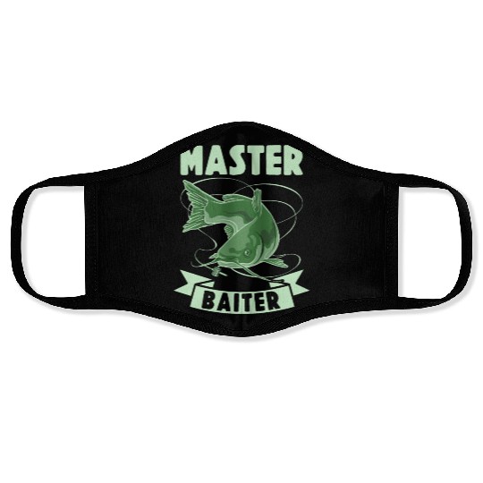 Master Baiter - Wels Catfish Hunter Face Masks