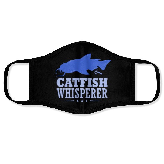 Catfish Whisperer - Wels Catfish Hunter Face Masks