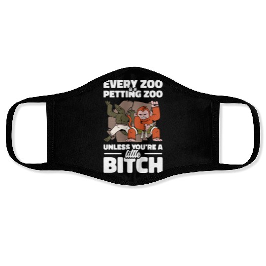 Zookeeper Petting Wildlife Zookeeping Nature Face Masks