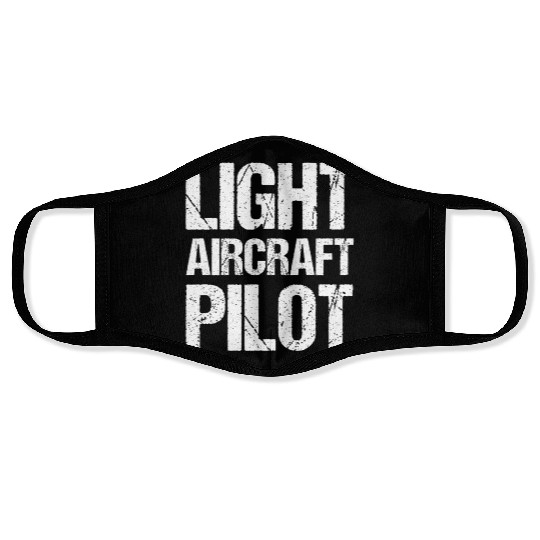 Light Aircraft Pilot Private Small Airplane Face Masks