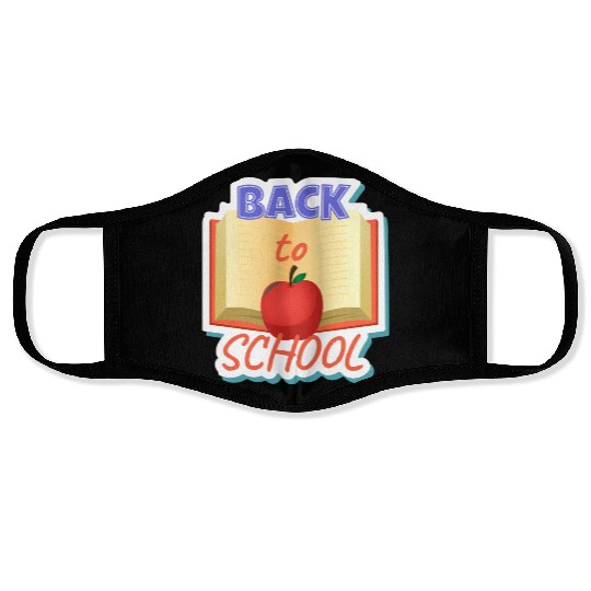 Back to School Sticker Face Masks