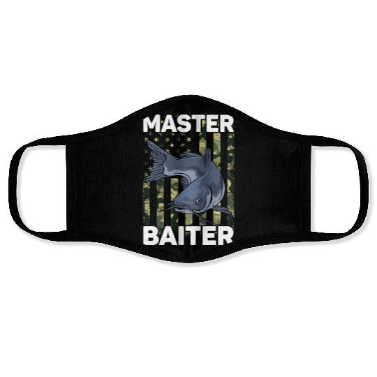 Master Baiter - Wels Catfish Hunter Face Masks