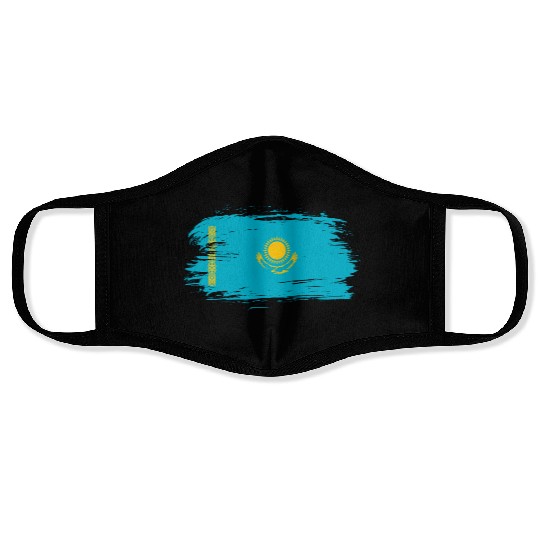 Kazakhstan flag Face Masks