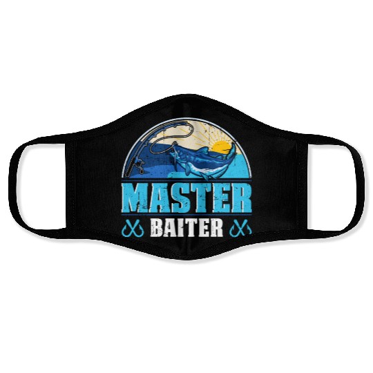 Master Baiter - Wels Catfish Hunter Face Masks