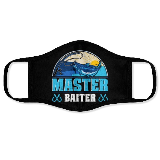 Master Baiter - Wels Catfish Hunter Face Masks