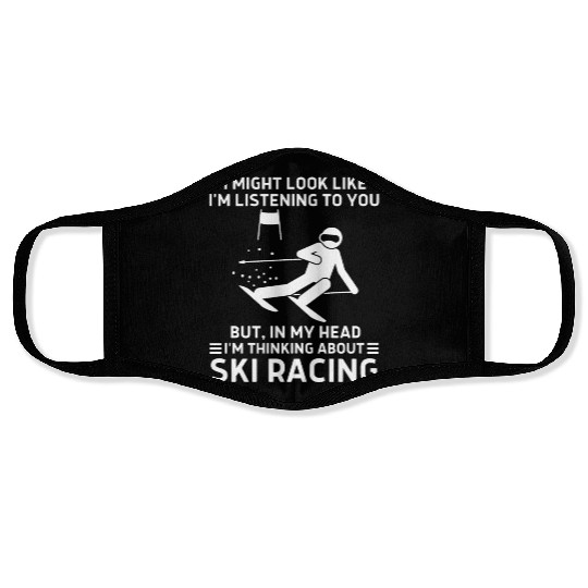In My Head Ski Racing Face Masks