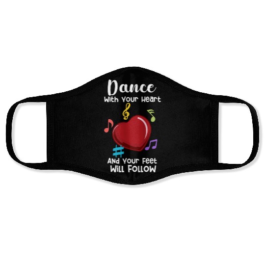Dance Gift For Dancer Dancing Face Masks