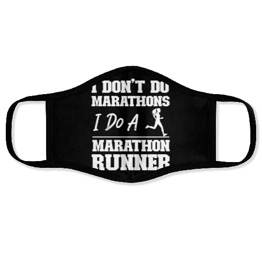 Running Runner Half Marathon I Face Masks