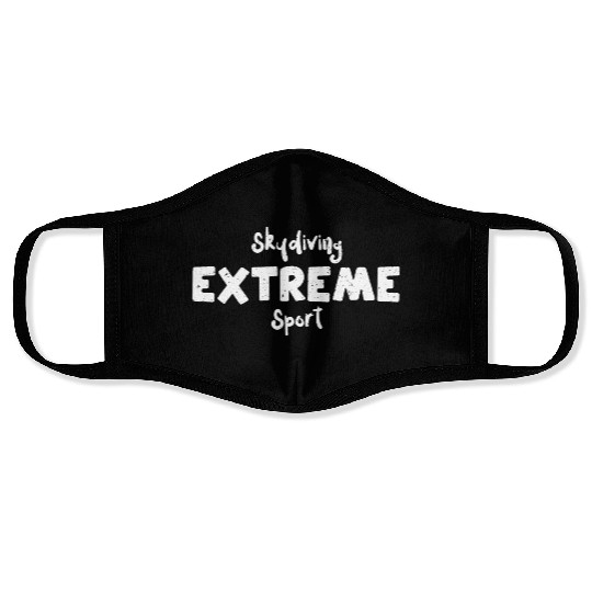 Skydiving Extreme Sport - Hobbies Face Masks