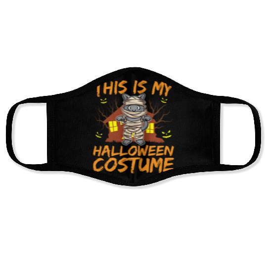 Scary Creepy Animal This Is My Halloween Costume Face Masks