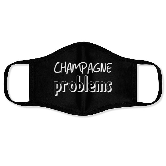 Champagne Problems Face Masks