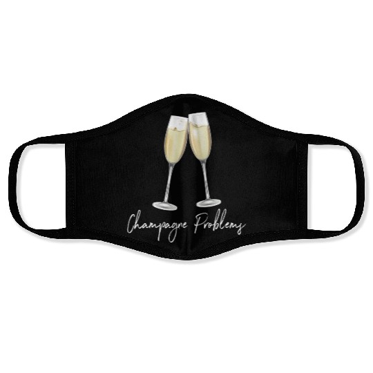 Champagne Problems Face Masks