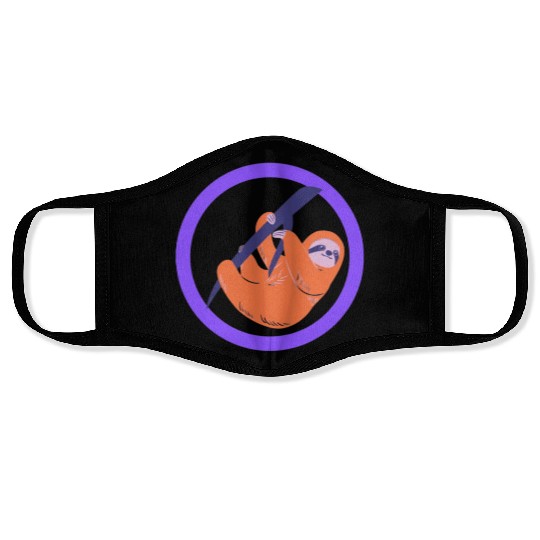 durable sloth Zoo design ready premium design Face Masks