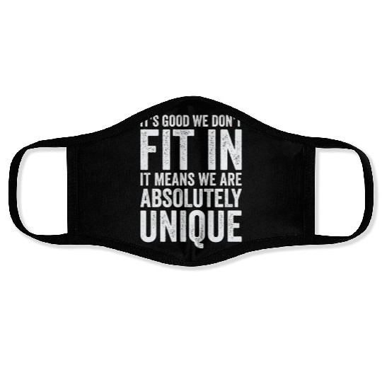 Positivity Misfits Poets Poetry Unique Uniqueness Face Masks