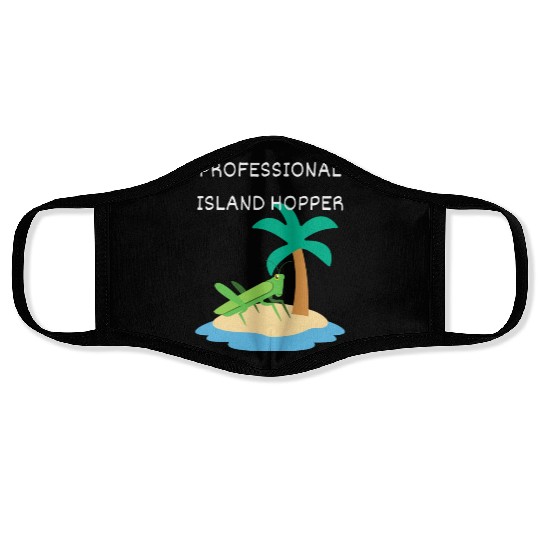 Professional Island Hopper Cruise Vacation Face Masks