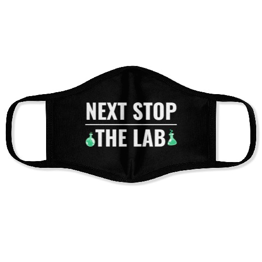 Chemistry Science Chemist Funny Laboratory Lab Face Masks