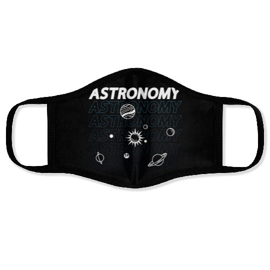 Astronomy Lovers Space Stars Universe Science Face Masks
