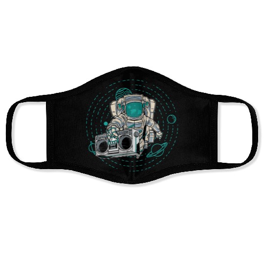 Astronomy Radio Space Stars Universe Music Lover Face Masks