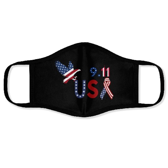 Patriot Day 9.11 Face Masks