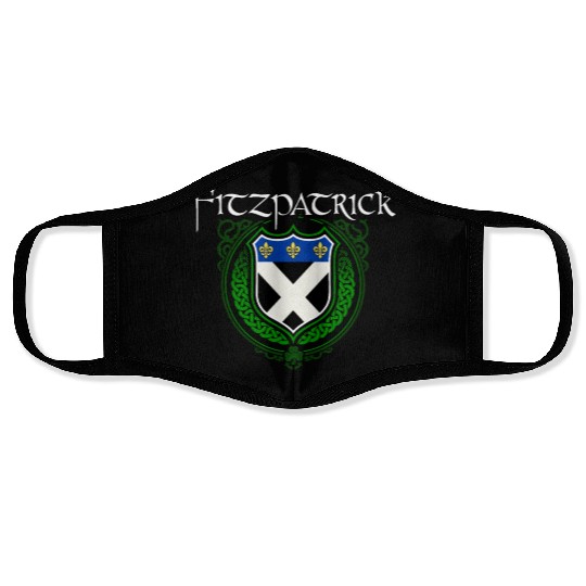 Fitzpatrick Family Irish Coat of Arms Clan Crest Face Masks