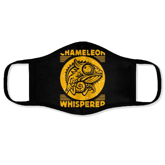 Chameleon Whisperer Face Masks