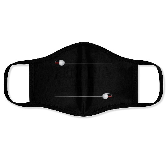 Fencing Make New Friends and Stab Them Sports Pun Face Masks
