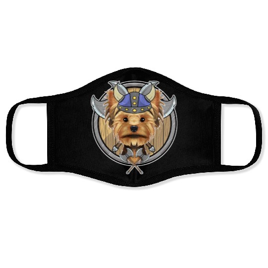 Yorkshire Terrier I Valhalla I Viking Face Masks