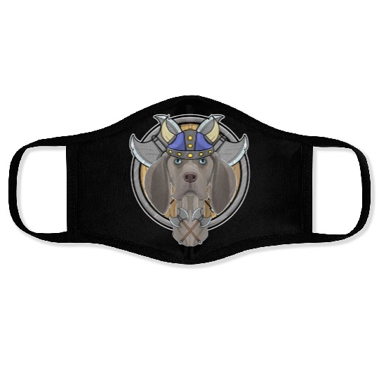 Weimaraner I Valhalla I Viking Face Masks