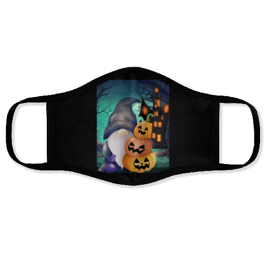 Halloween Gnome Face Masks