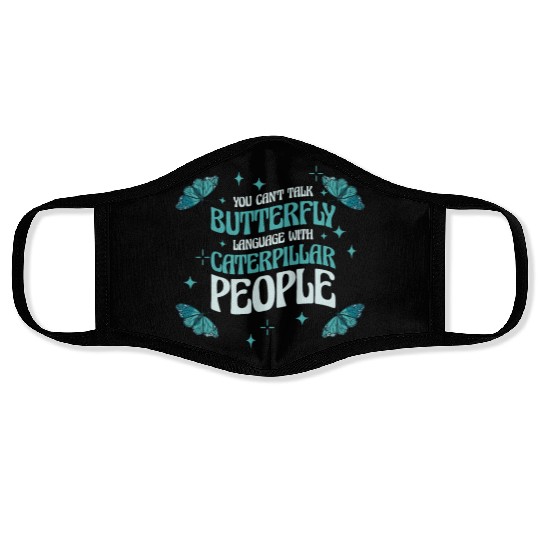 Celestial Art Butterfly Talking Mystical Insect Face Masks