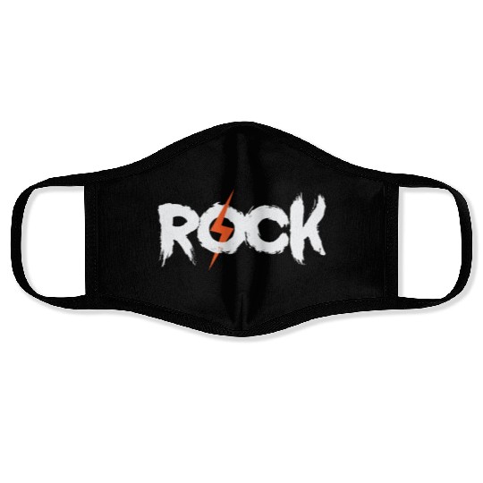 Rock Music Style Genre Guitar Rock Band Face Masks