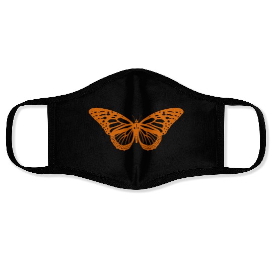 Monarch Butterfly Solo Knockout Face Masks