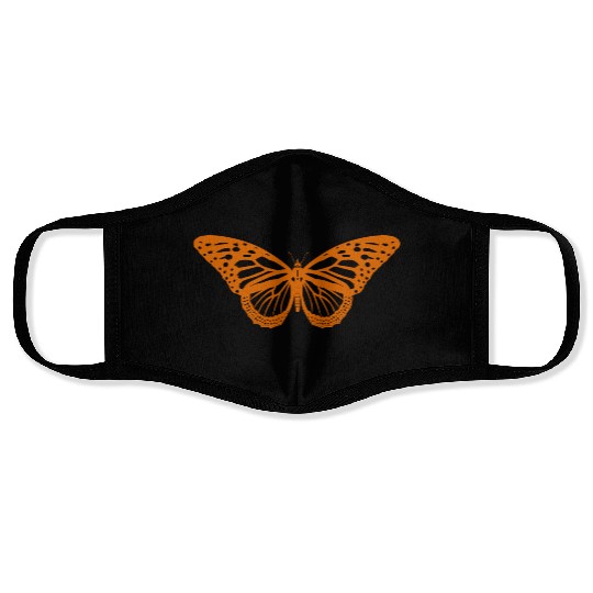 Monarch Butterfly Solo Knockout Face Masks