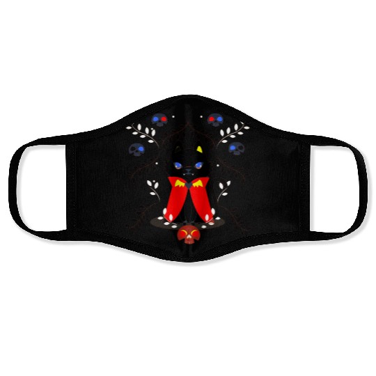 Vampire cat Face Masks